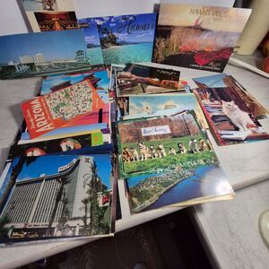 103 Postcards From different Places and 4 Books of Postcards.